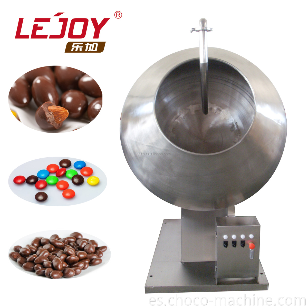 Máquina de pulir de recubrimiento de nueces de chocolate de alta calidad PGJ400